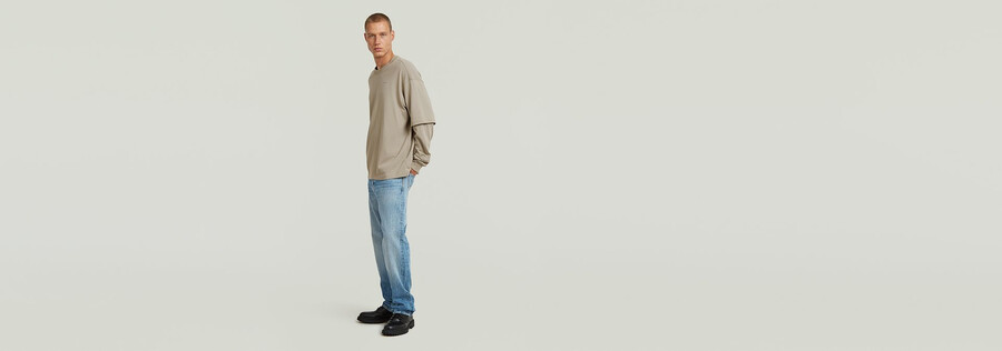 double sleeve loose t-shirt