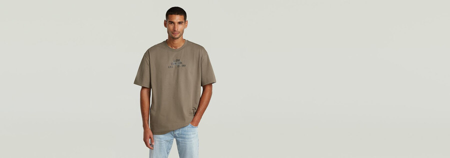 multi technique relaxed t-shirt