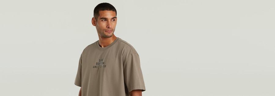 multi technique relaxed t-shirt