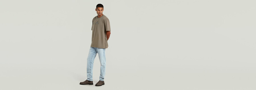 multi technique relaxed t-shirt