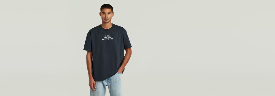 multi technique relaxed t-shirt