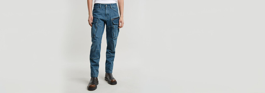 rovic zip regular tapered denim