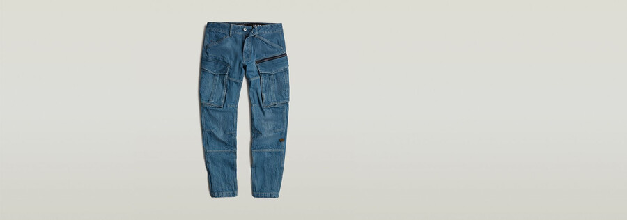 rovic zip regular tapered denim