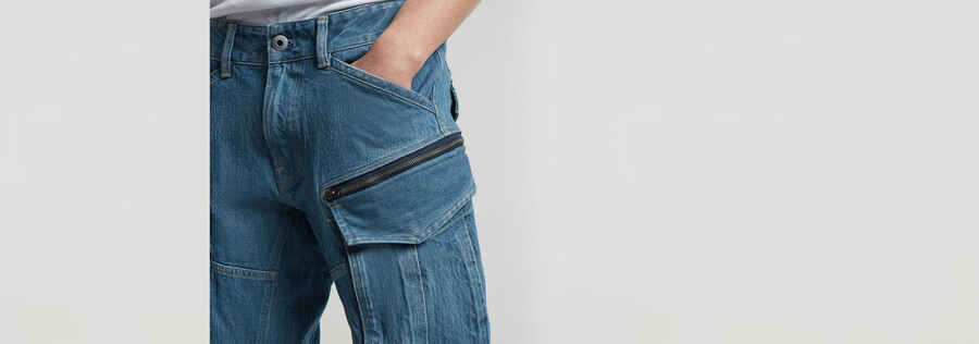 rovic zip regular tapered denim