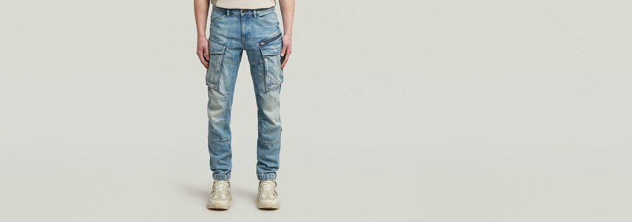 rovic zip regular tapered jeans