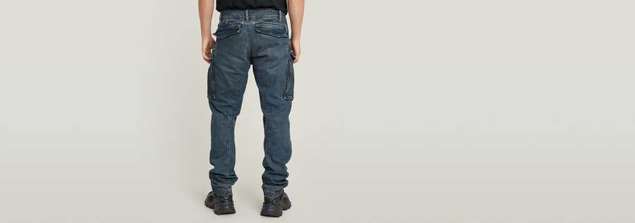 rovic zip regular tapered denim jeans