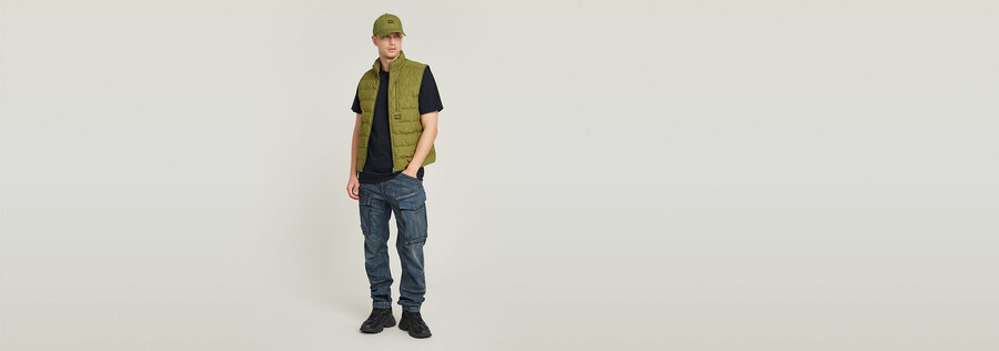 rovic zip regular tapered denim jeans