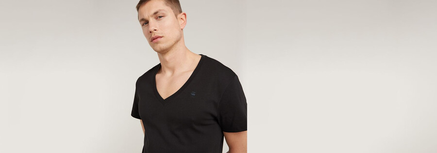 base v-neck t-shirt 2-pack