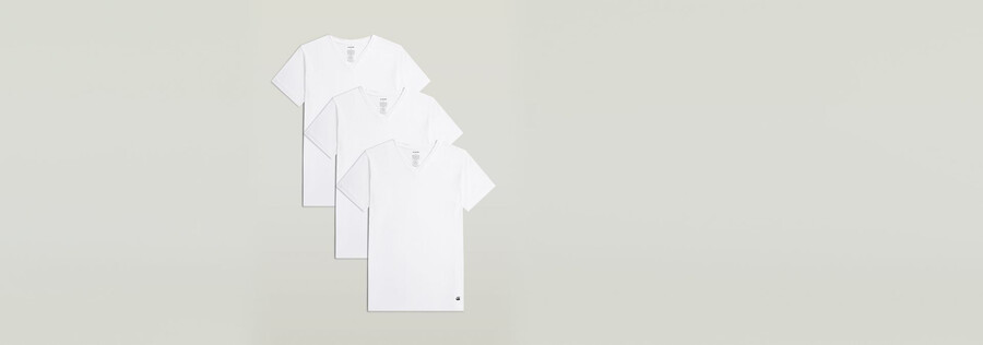 t-shirt v-neck 3-pack