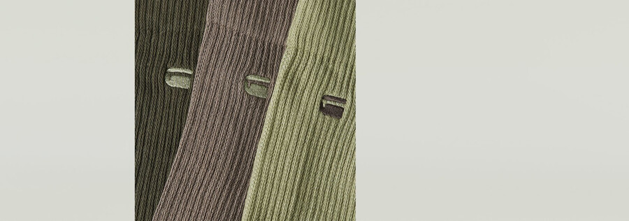 sloughy socks 3-pack