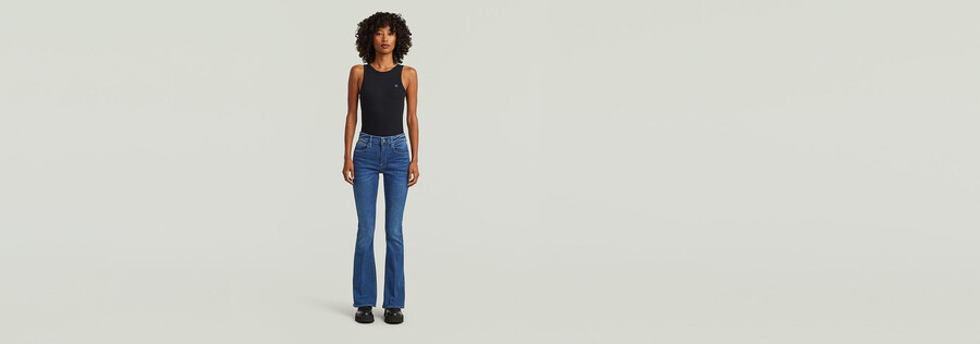 3301 flare jeans