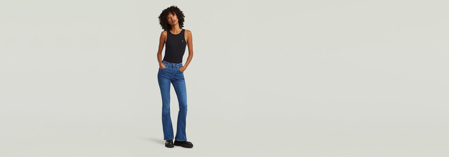 3301 flare jeans