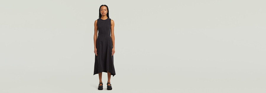 corset flare dress