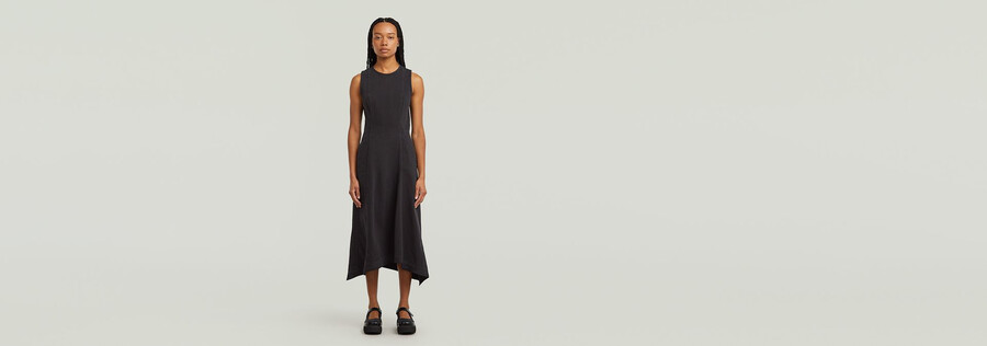 corset flare dress