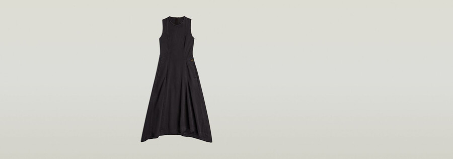 corset flare dress