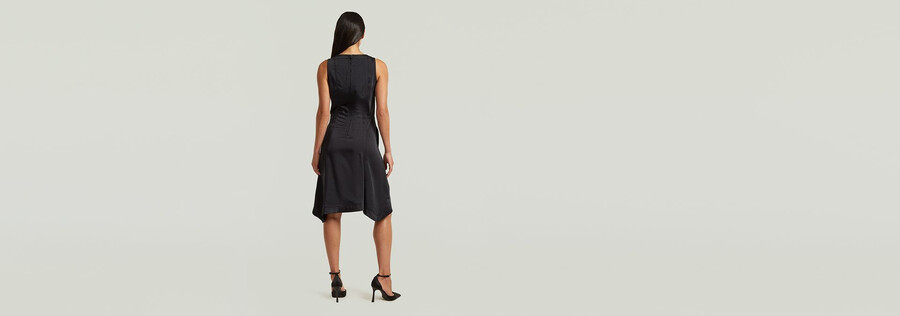 corset flare dress