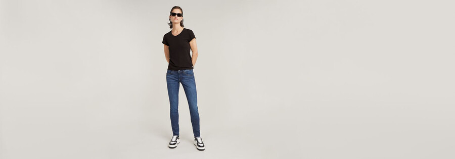 lynn mid skinny jeans