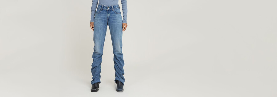 g-staq low bootcut jeans