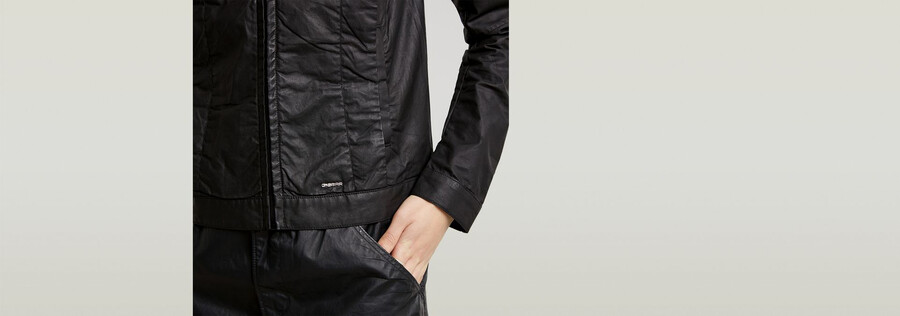 coated overshirt