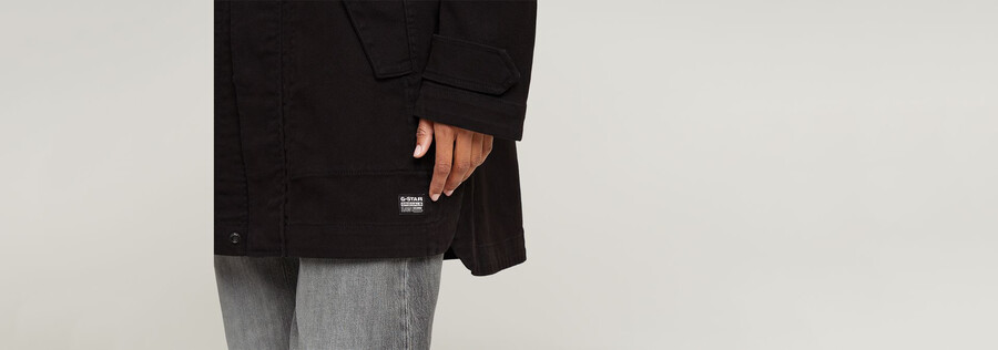 overdyed parka