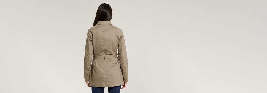 short trench coat