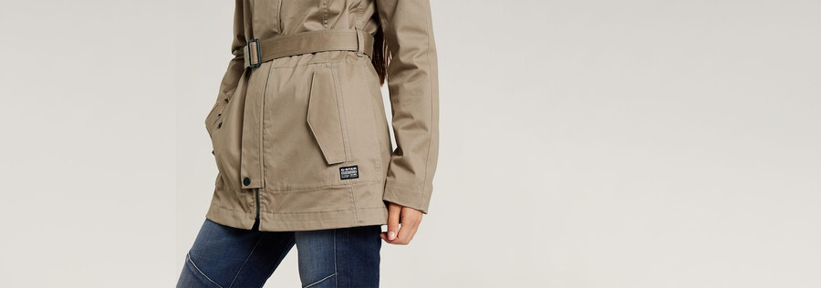 short trench coat
