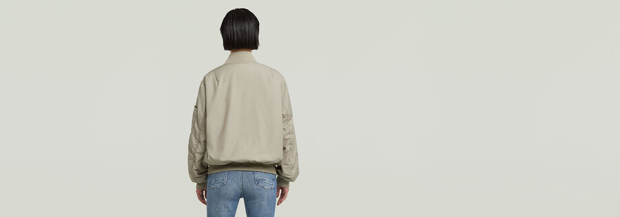 bomber padded jacket