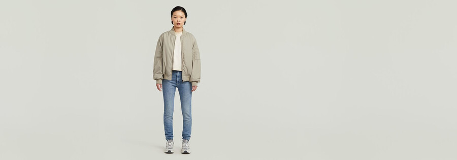 bomber padded jacket