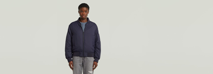 bomber padded jacket