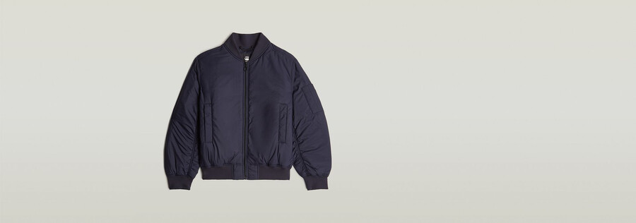 bomber padded jacket