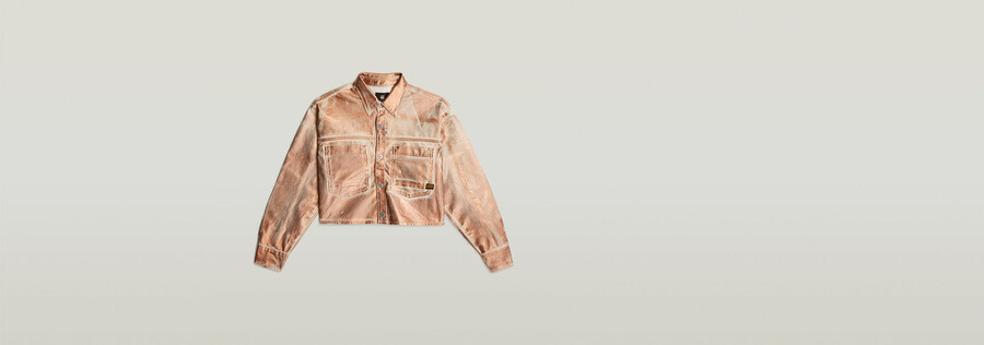 relaxed 2-pocket overshirt