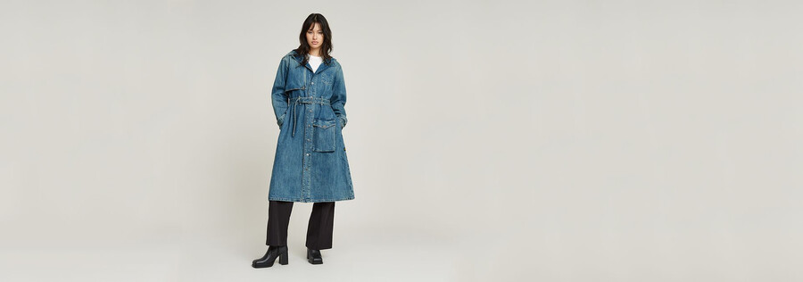 trench rain jacket