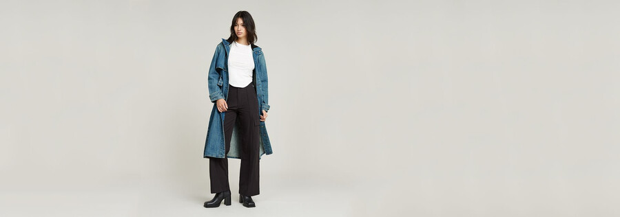 trench rain jacket