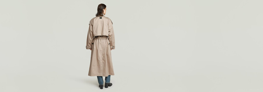 macro balloon trench coat