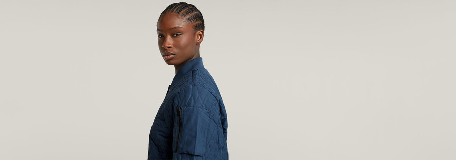 quilted bomber