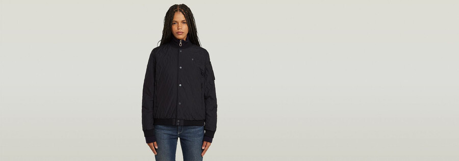 quilted bomber