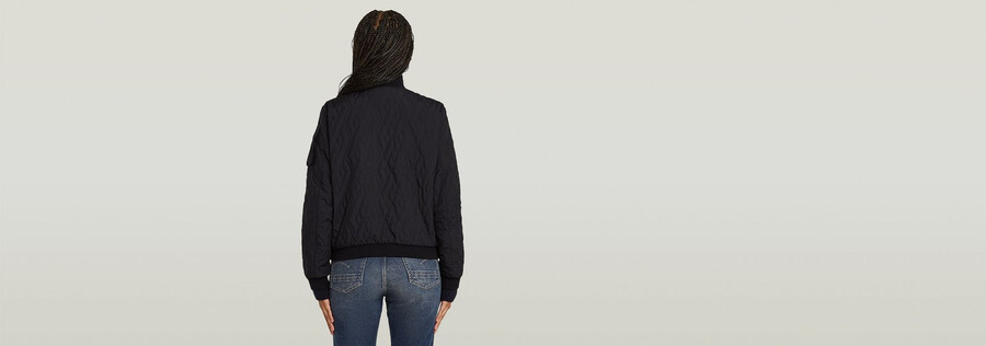 quilted bomber