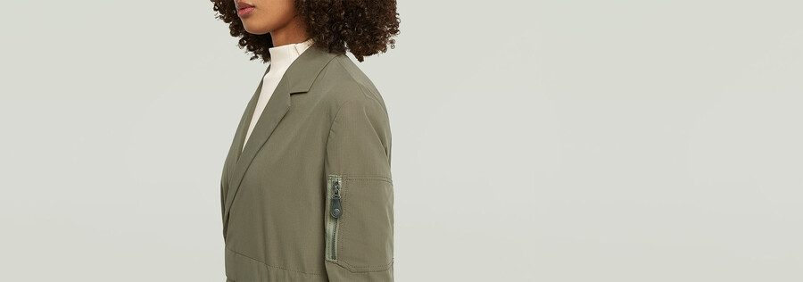 belted blazer