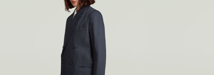 double breasted blazer