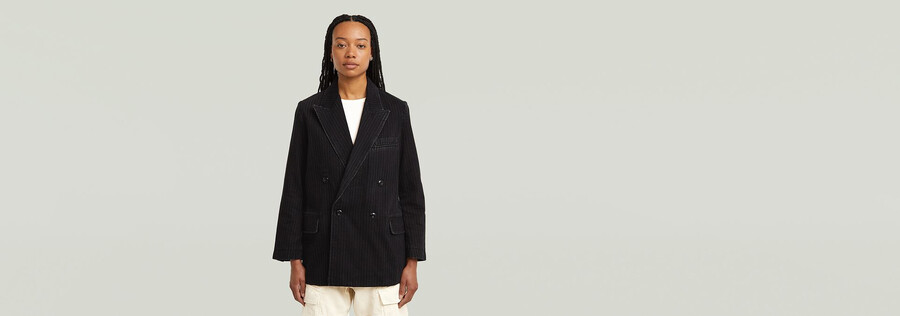 double breasted blazer