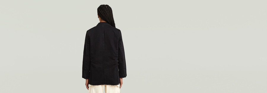 double breasted blazer