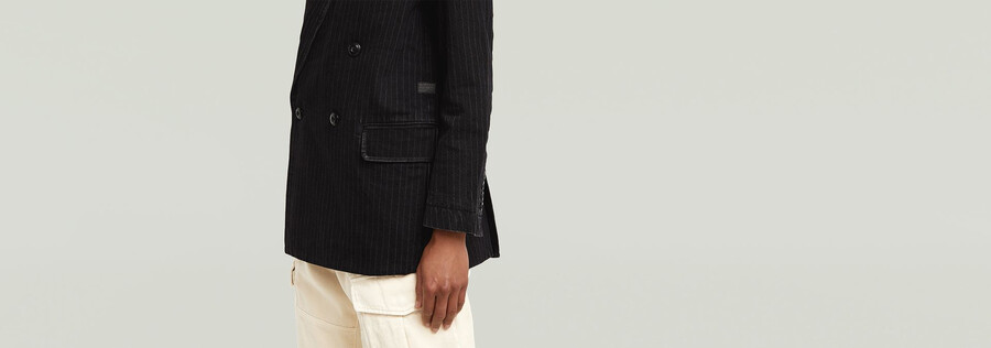 double breasted blazer