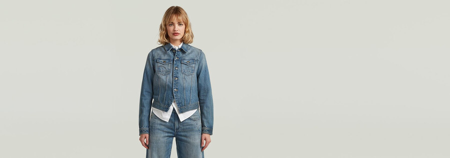 pitched hem slim jacket