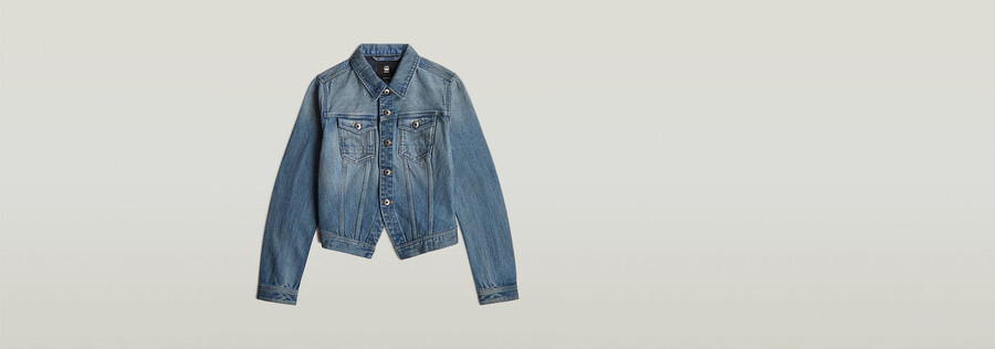 pitched hem slim jacket