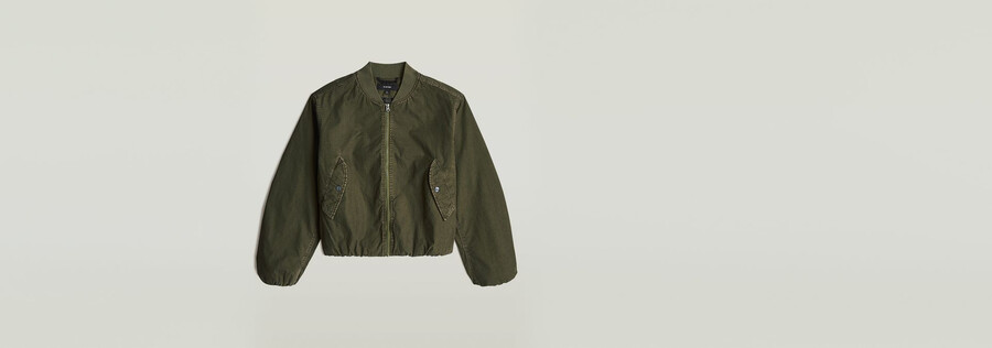 bomber padded jacket