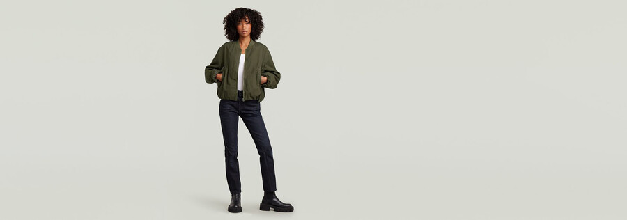 bomber padded jacket