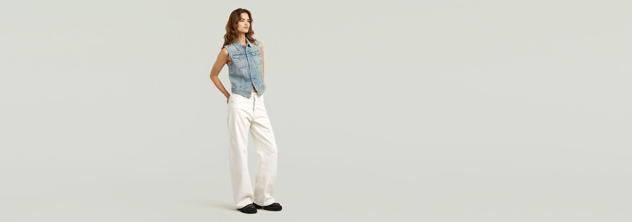 pitched hem slim vest