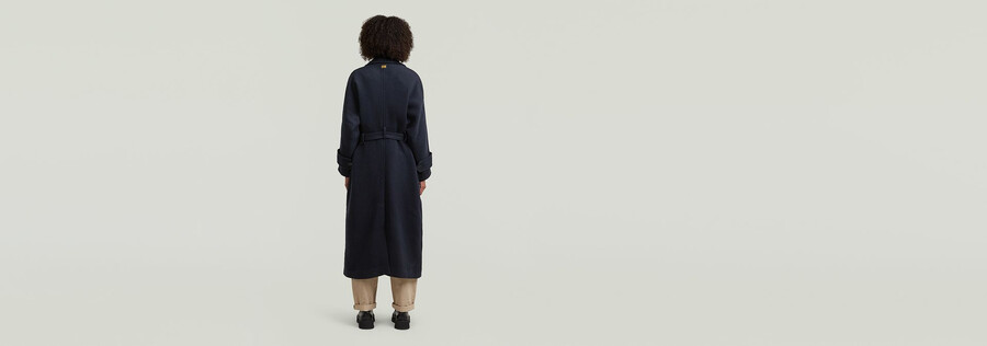 wool trench