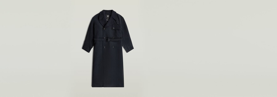 wool trench