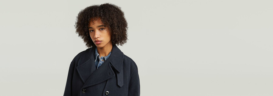 wool trench